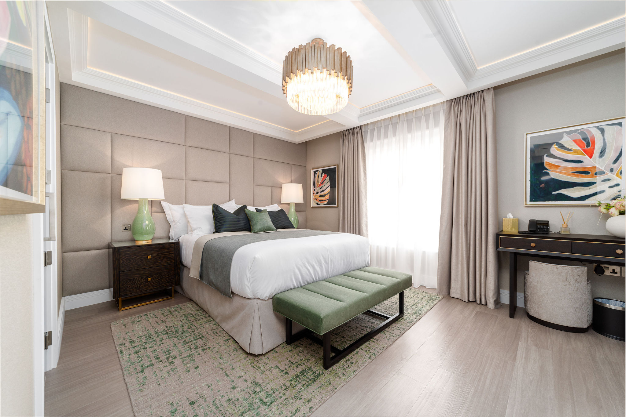 A bedroom at No.4 Carlton